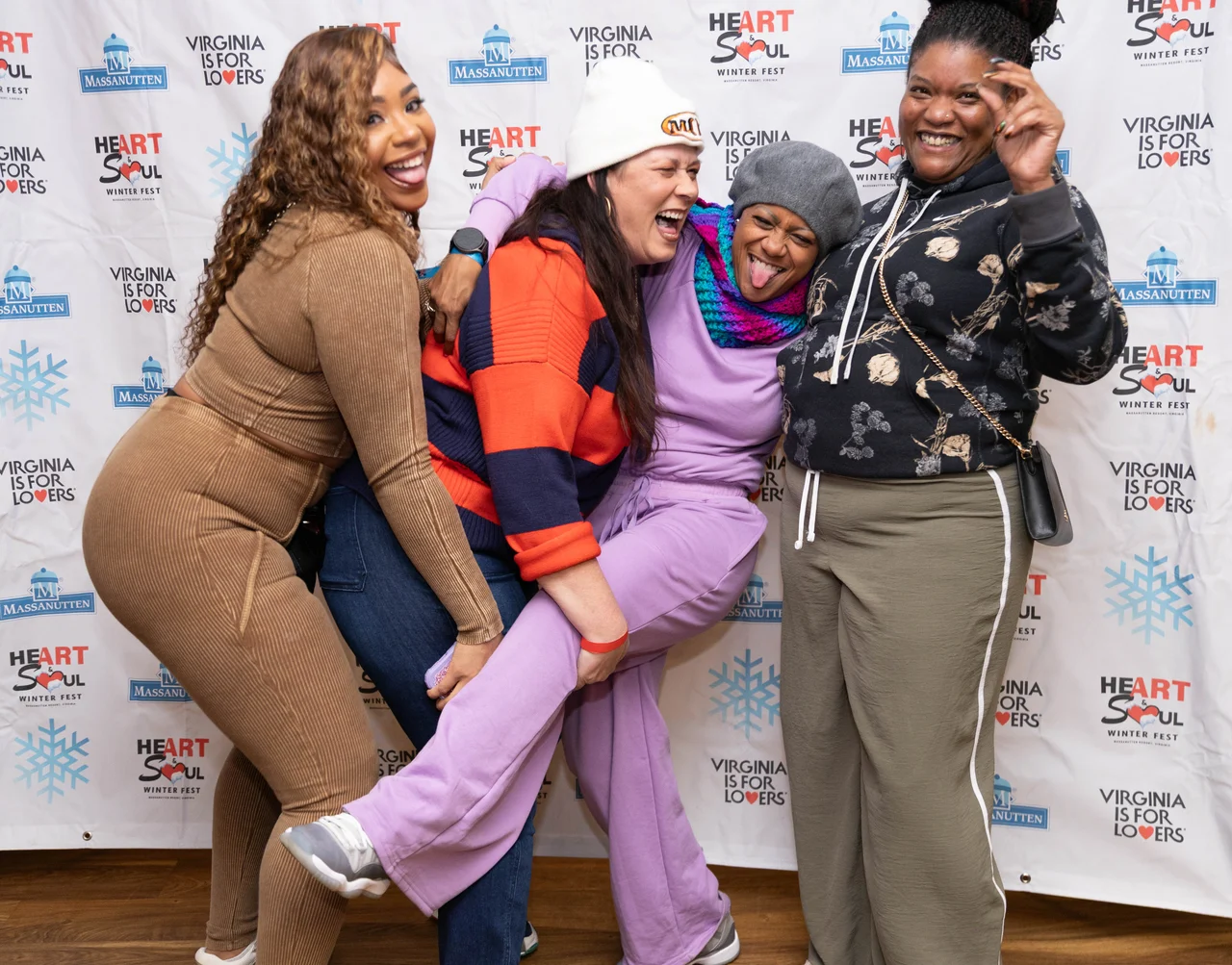 Group posing at Heart and Soul Event