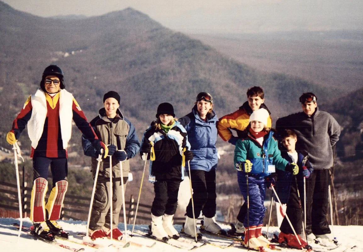 Early 2000s Skiing Crew Throwback