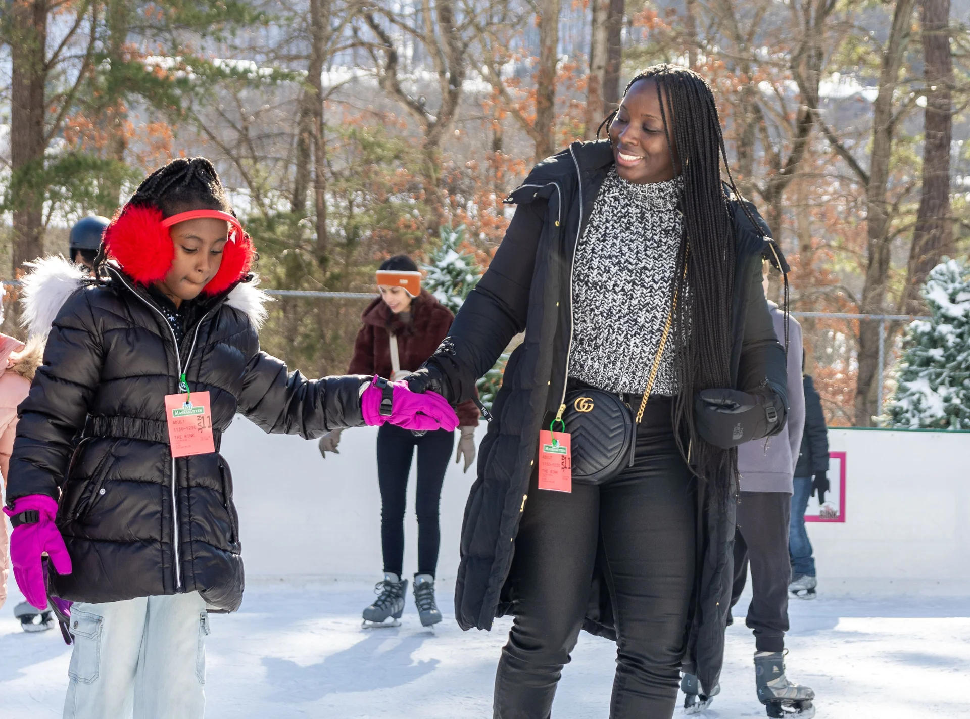 Massanutten heart soul winterfest family ice skating