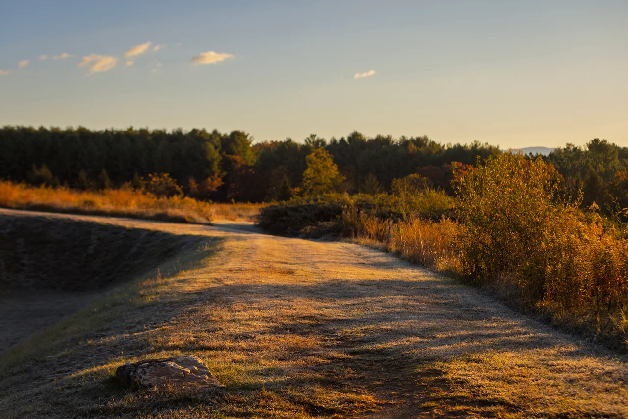 Massanutten hiking trail scenic view
