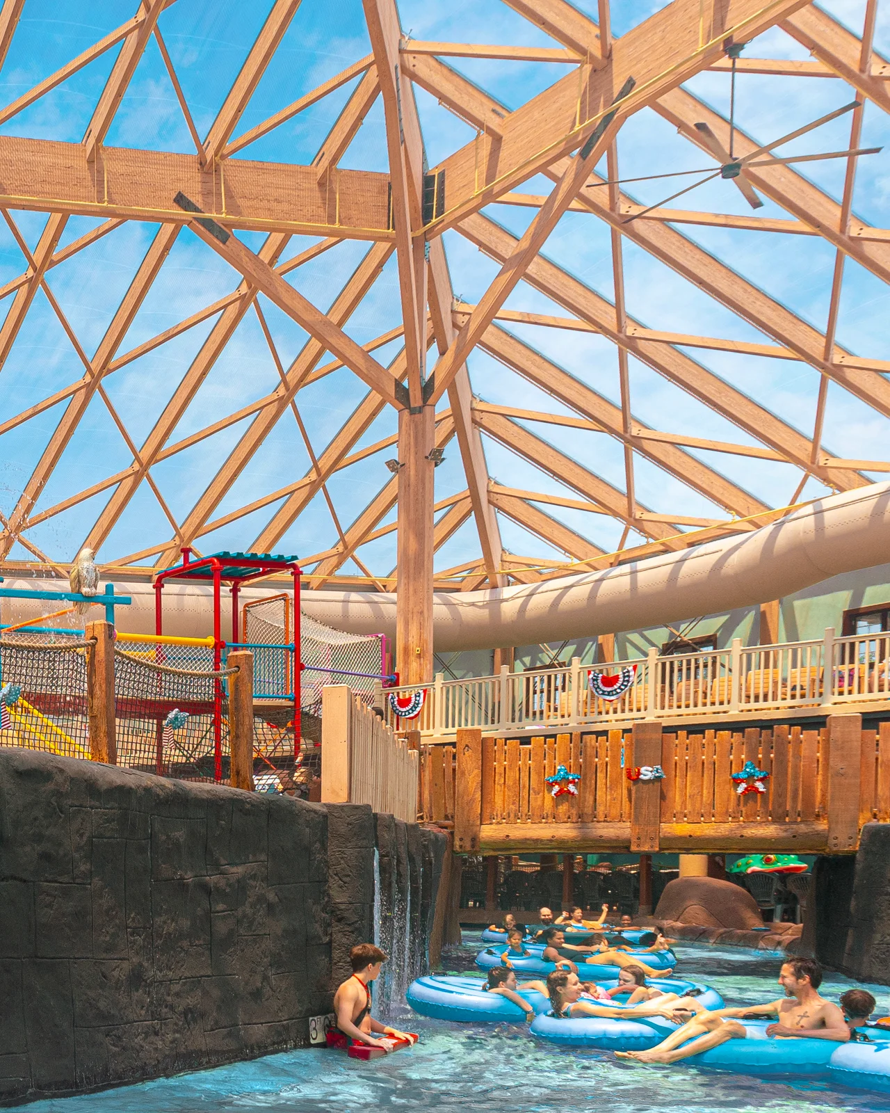 Massanutten indoor waterpark attractions wide view 15