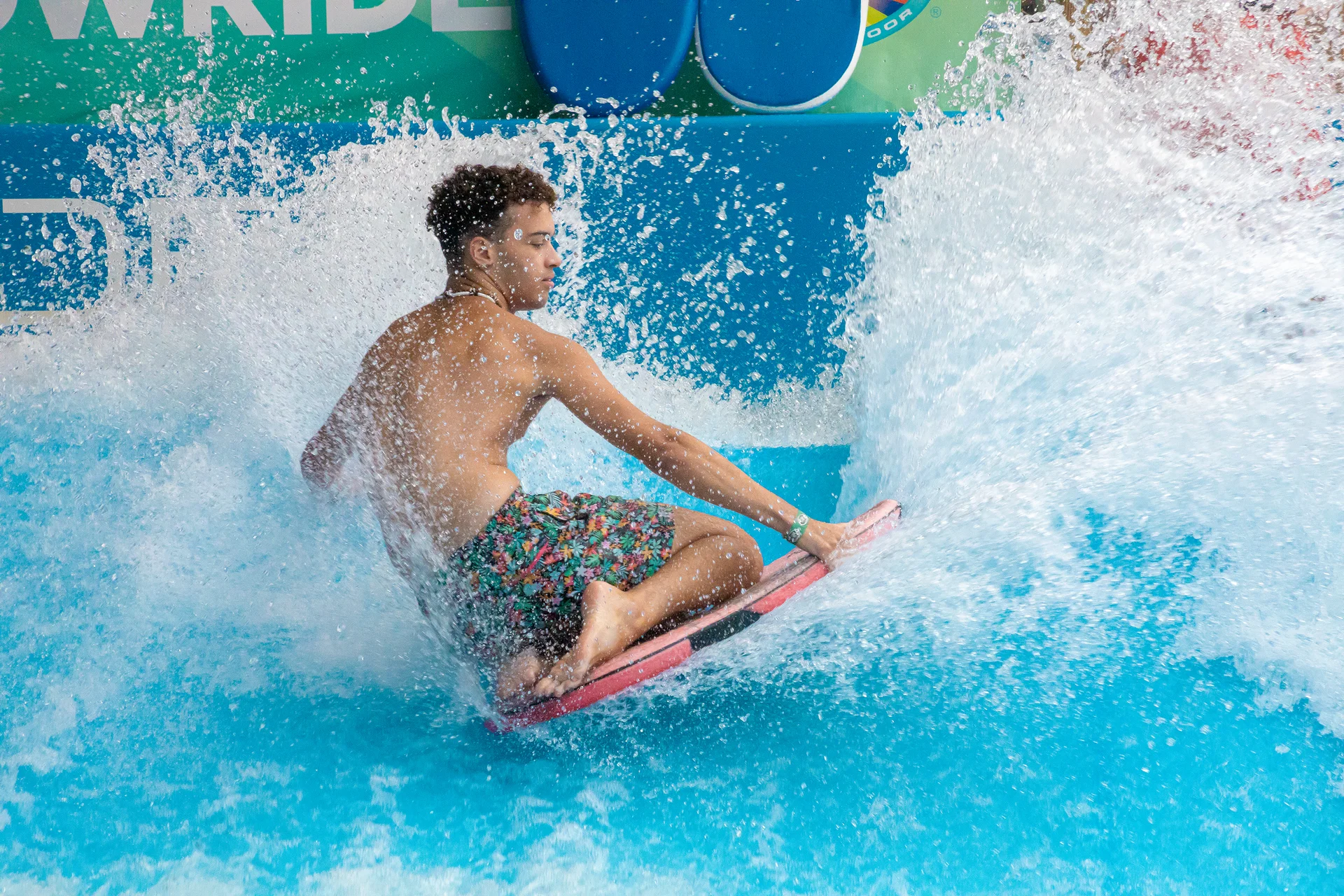 Massanutten indoor waterpark flowrider splash 20