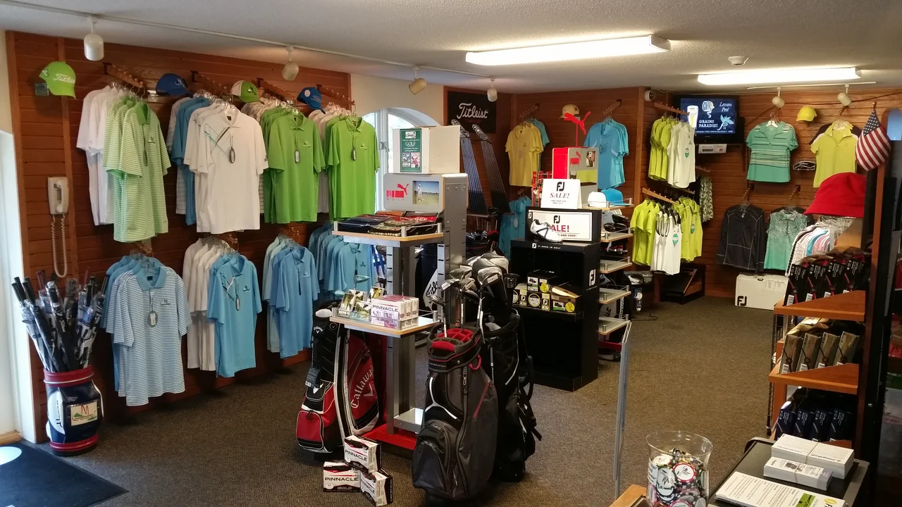 Massanutten mountain greens golf shop interior