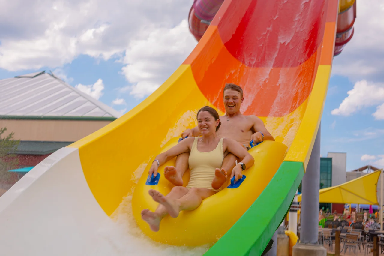 Massanutten outdoor waterpark wave pool wide view 15