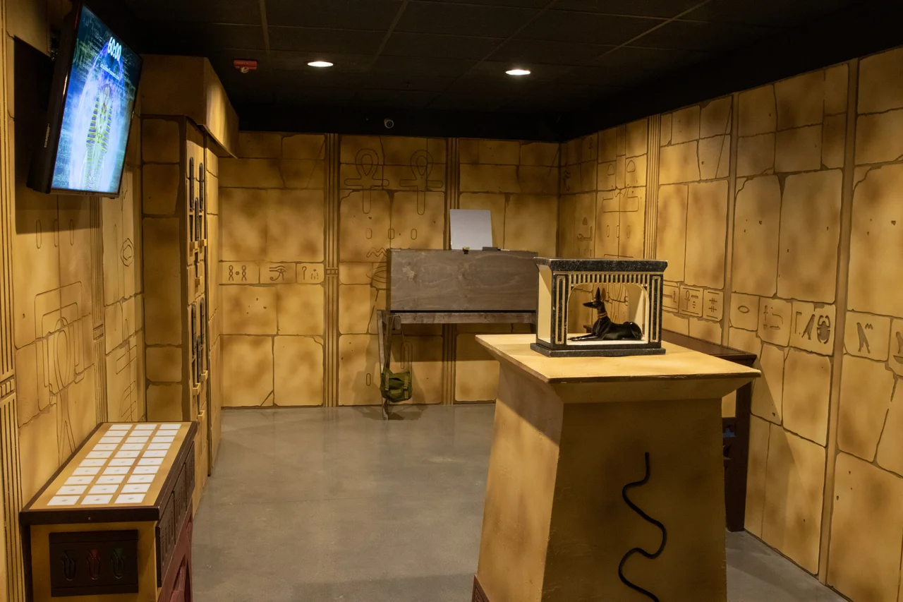 Massanutten pharaohs revenge escape room puzzle room