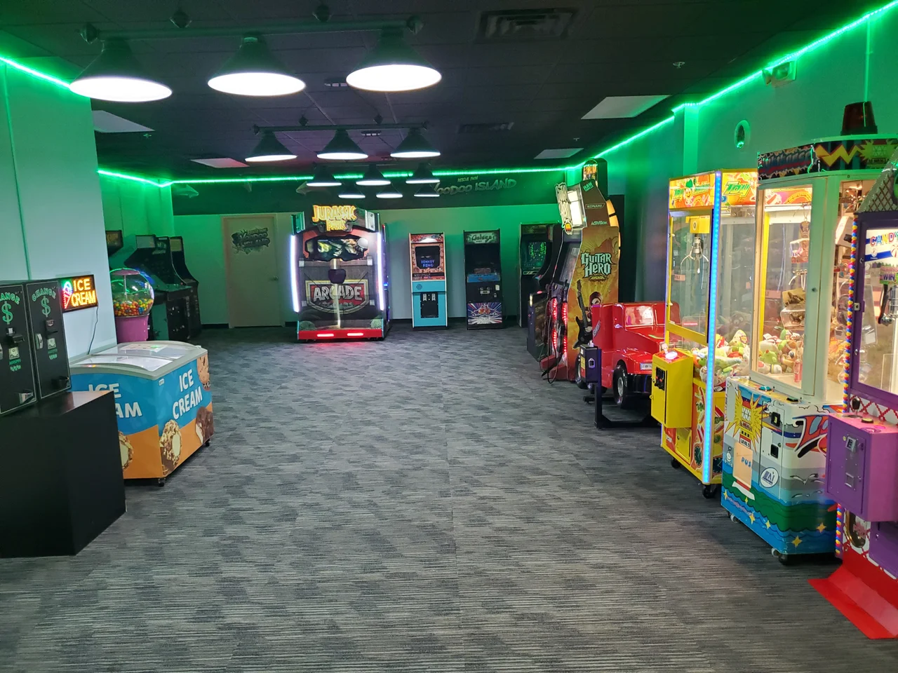 Massanutten rec center arcade interior