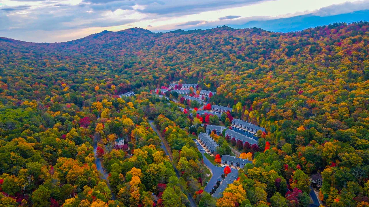 Massanutten scenic fall aerial massanutten mountain resort 19