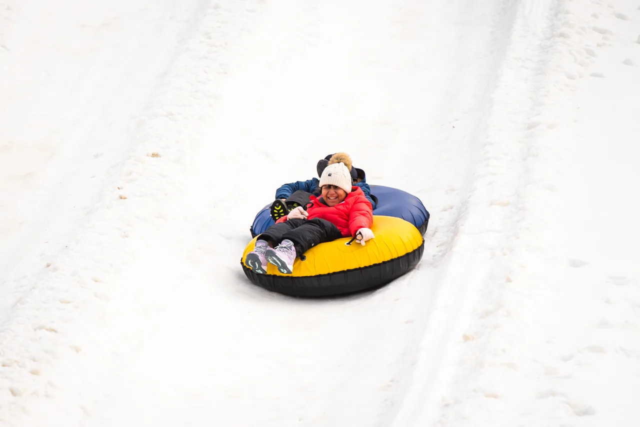 Massanutten snow tubing day child and adult