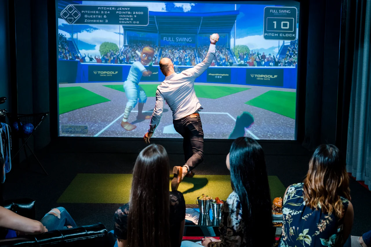 Massanutten topgolf swing suite baseball pitching simulator 01