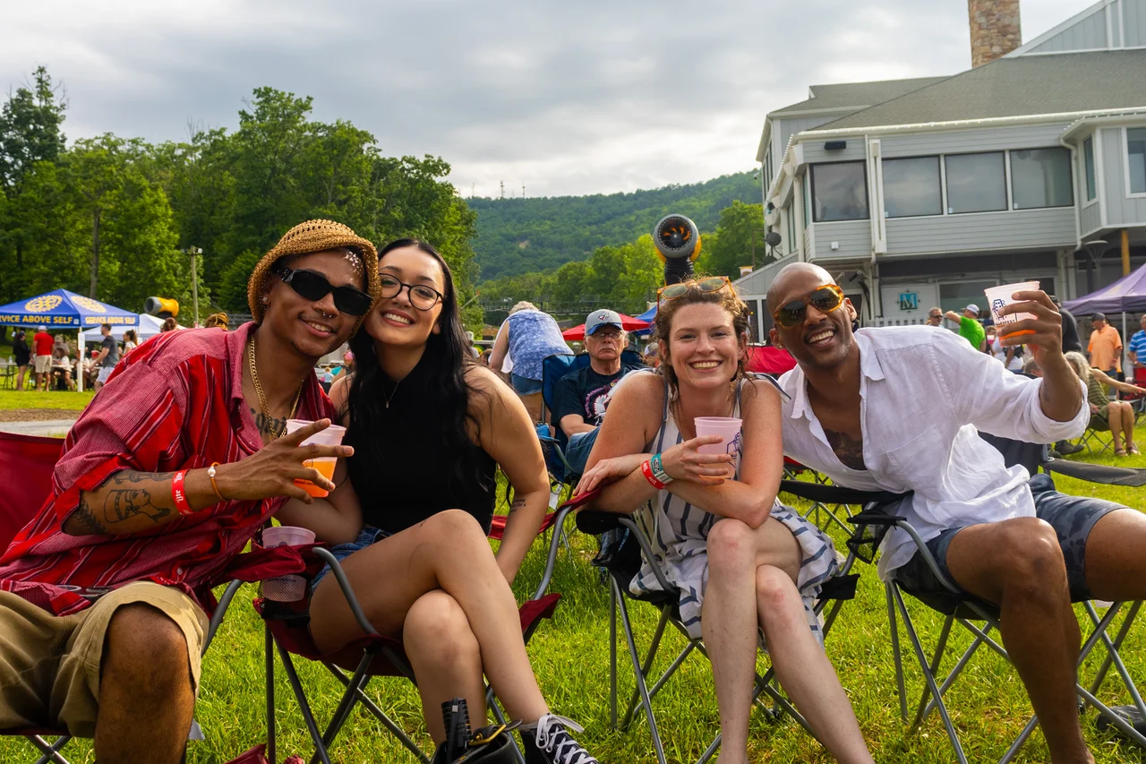 Massanutten valleyfest friends on festival lawn