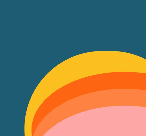 Colorful summer sun artwork